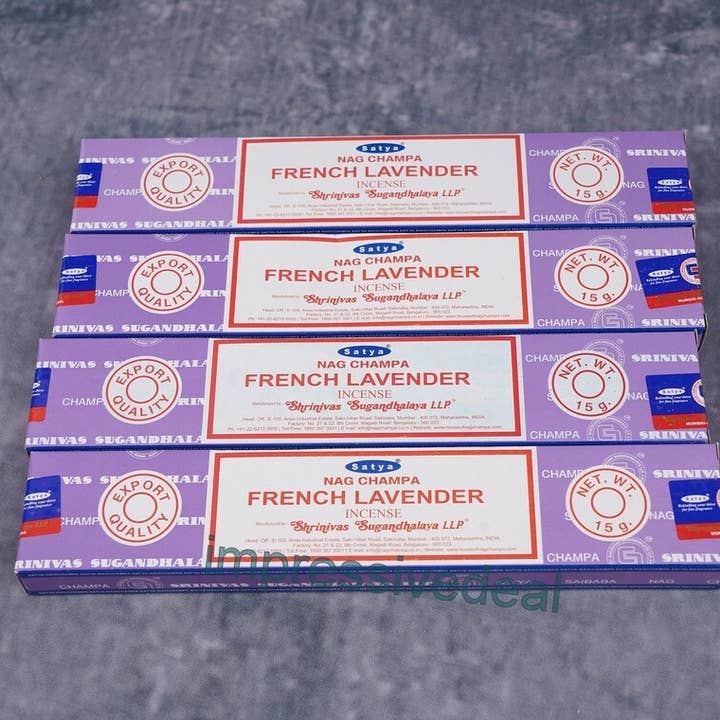 Magnifique Hearts - Wholesale Incense - 🌾Satya French Lavender Incense Sticks Provencal Peace (15g)1
