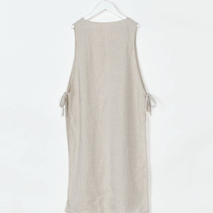 confetti mill - Wholesale Apron - Linen Gardener Apron - Oatmeal5