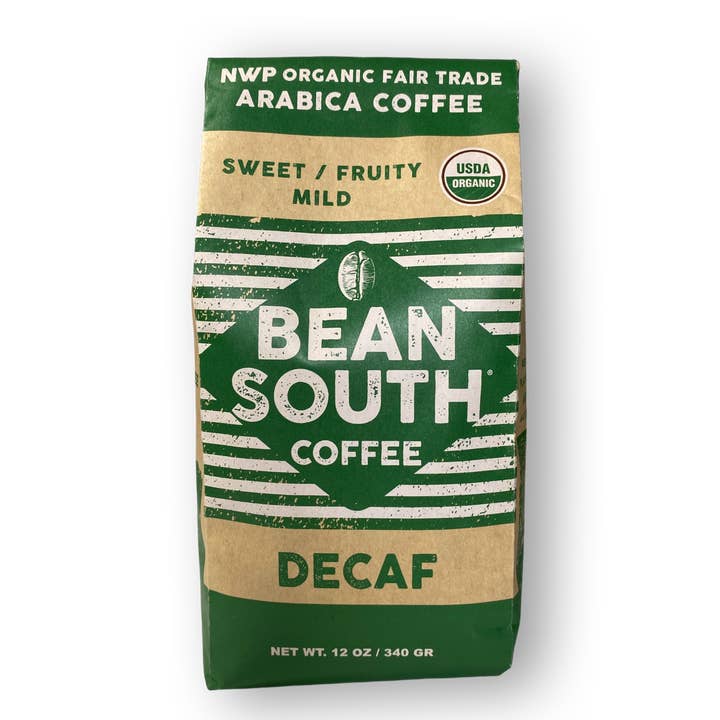 Bean South Decaf Fair Trade/Organic (12oz) for wholesale by Bean South
