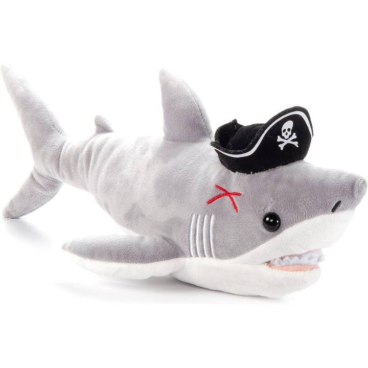 Pirate Shark Sea Life 17" for wholesale by The Petting Zoo