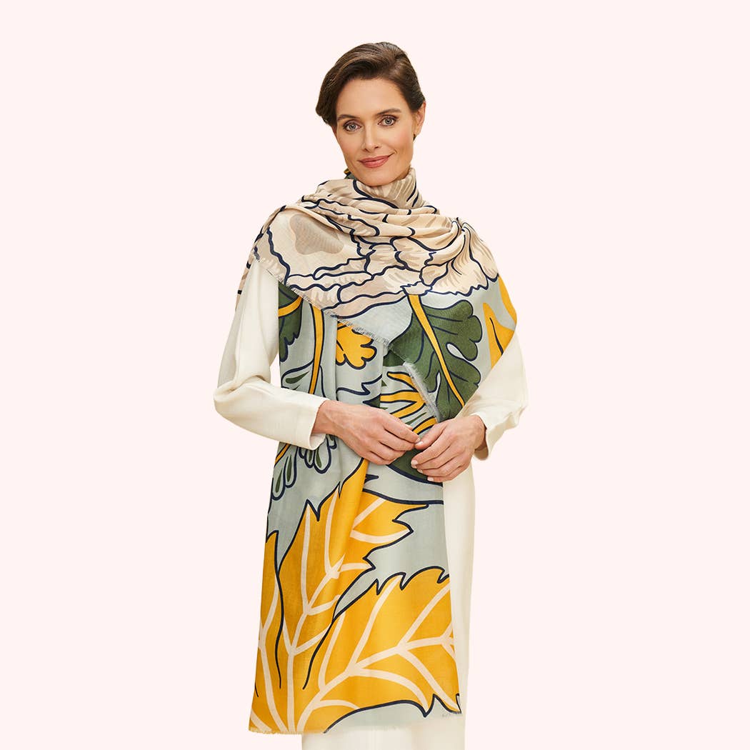 Powder Design inc - US - Wholesale Scarf - Women's - Printed Wild Floral Scarf1