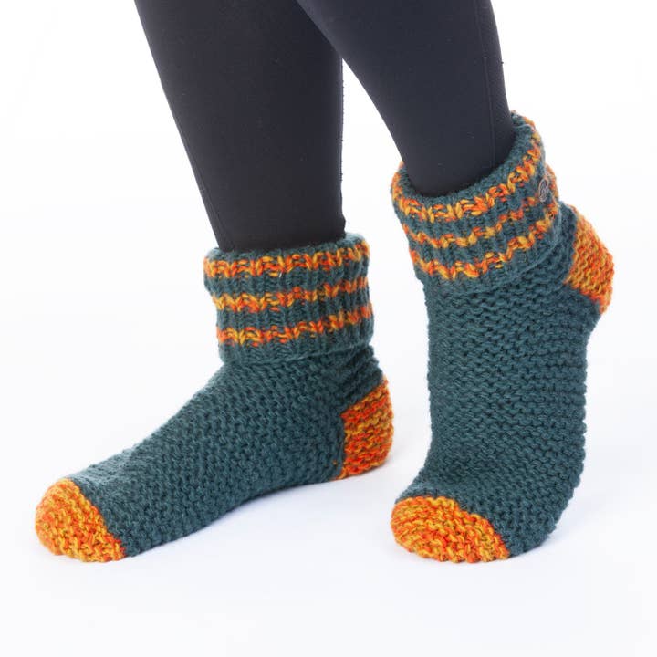 Black Yak Ltd – wholesale Strumptofflor – Unisex – Ren ull - Loungesockor - Rättvis handel