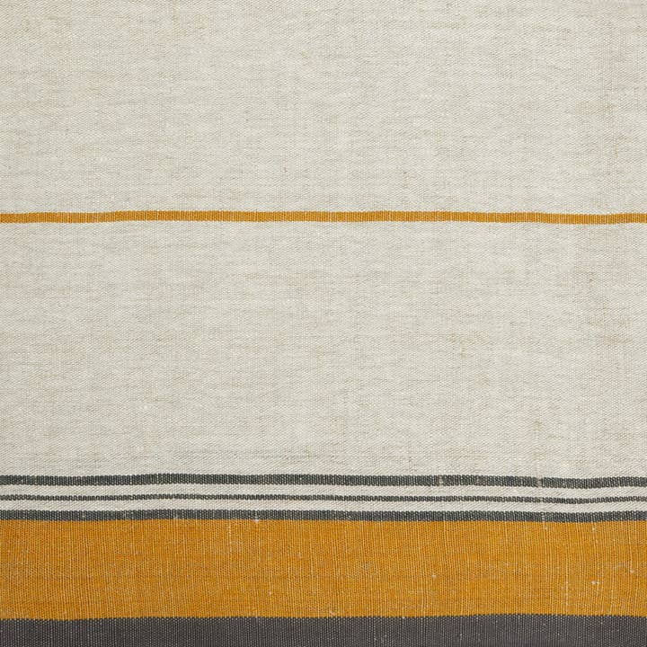 Caravan Home – wholesale Tablecloth – Eze Ivory & Mustard Tablecloth
