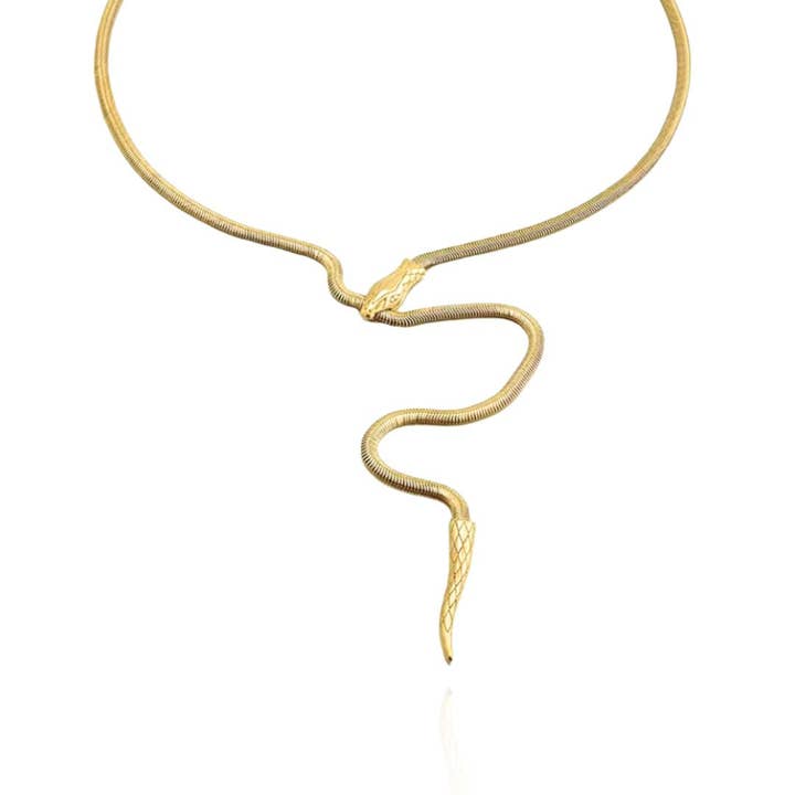 Medusa Snake Lariat for wholesale by RAD + RAE