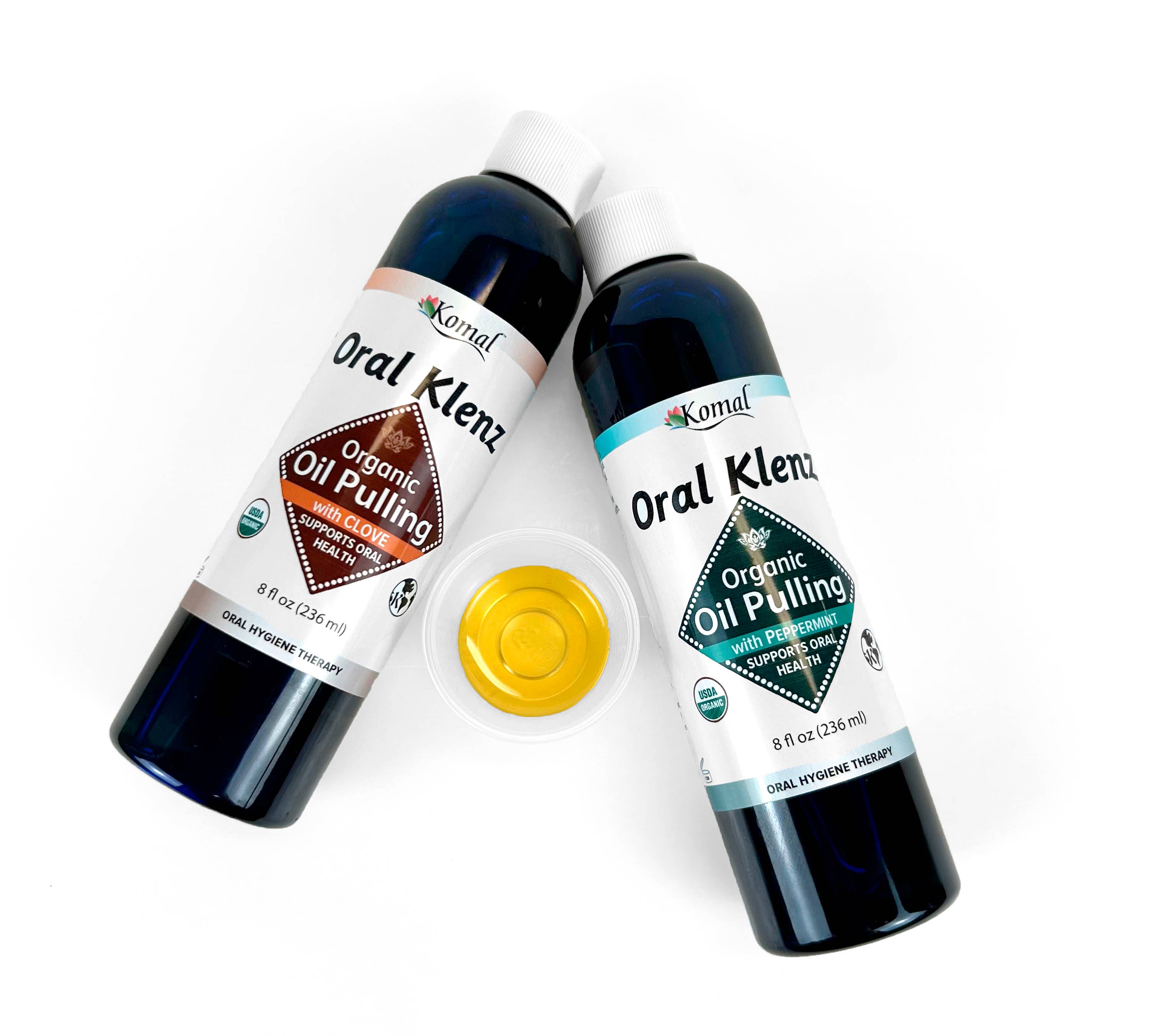 Organic Oral Klenz, Oil Pulling - 8oz (236ml) for wholesale by Komal Herbals, Inc