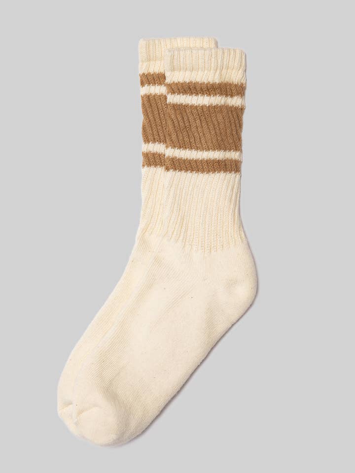 The Mono Stripe - Chaussettes à rayures minimalistes pour la vente par American Trench
