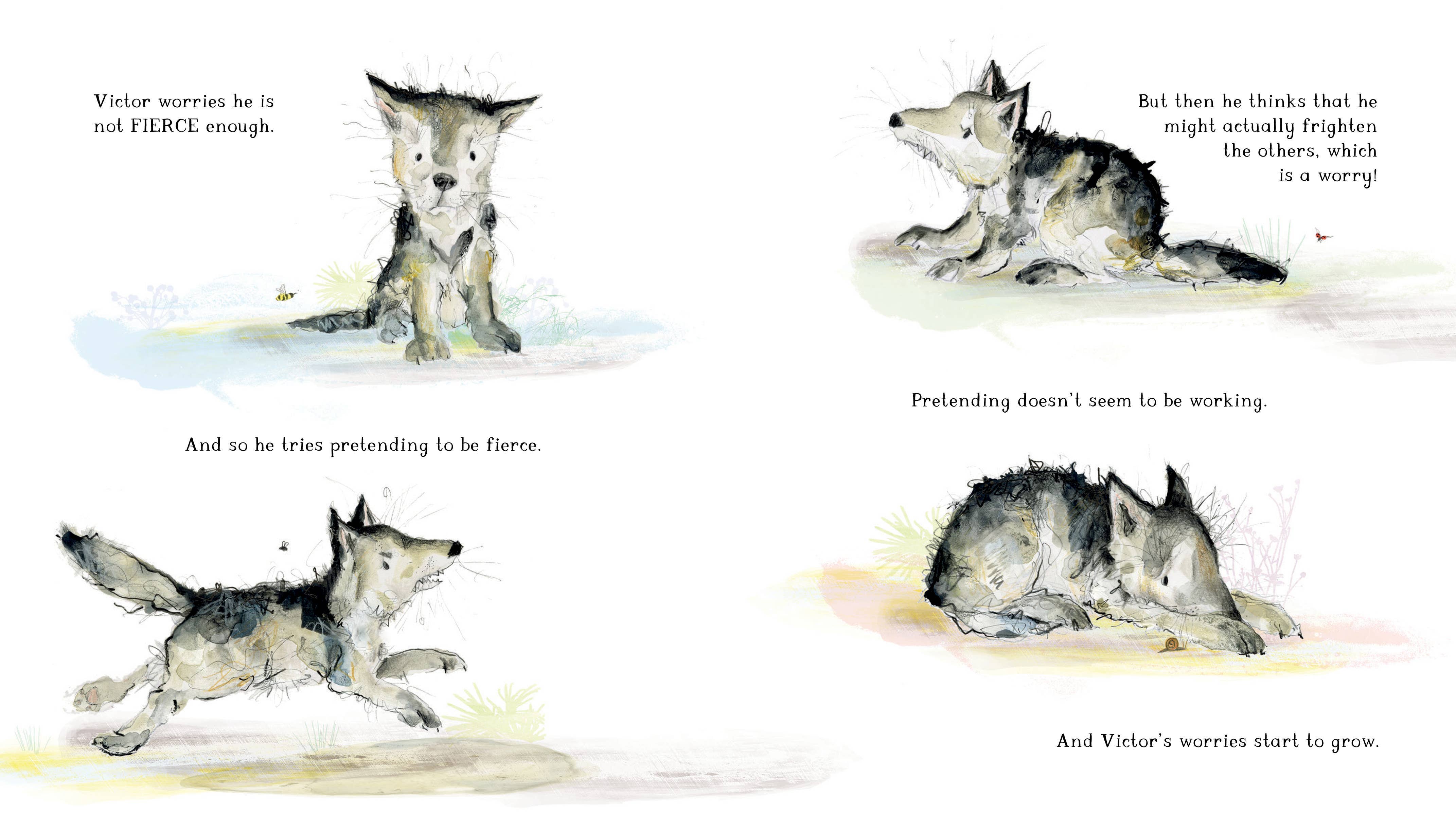 Hachette Book Group - Wholesale Preschool Book (3-5) - Victor, the Wolf with Worries by Catherine Rayner6