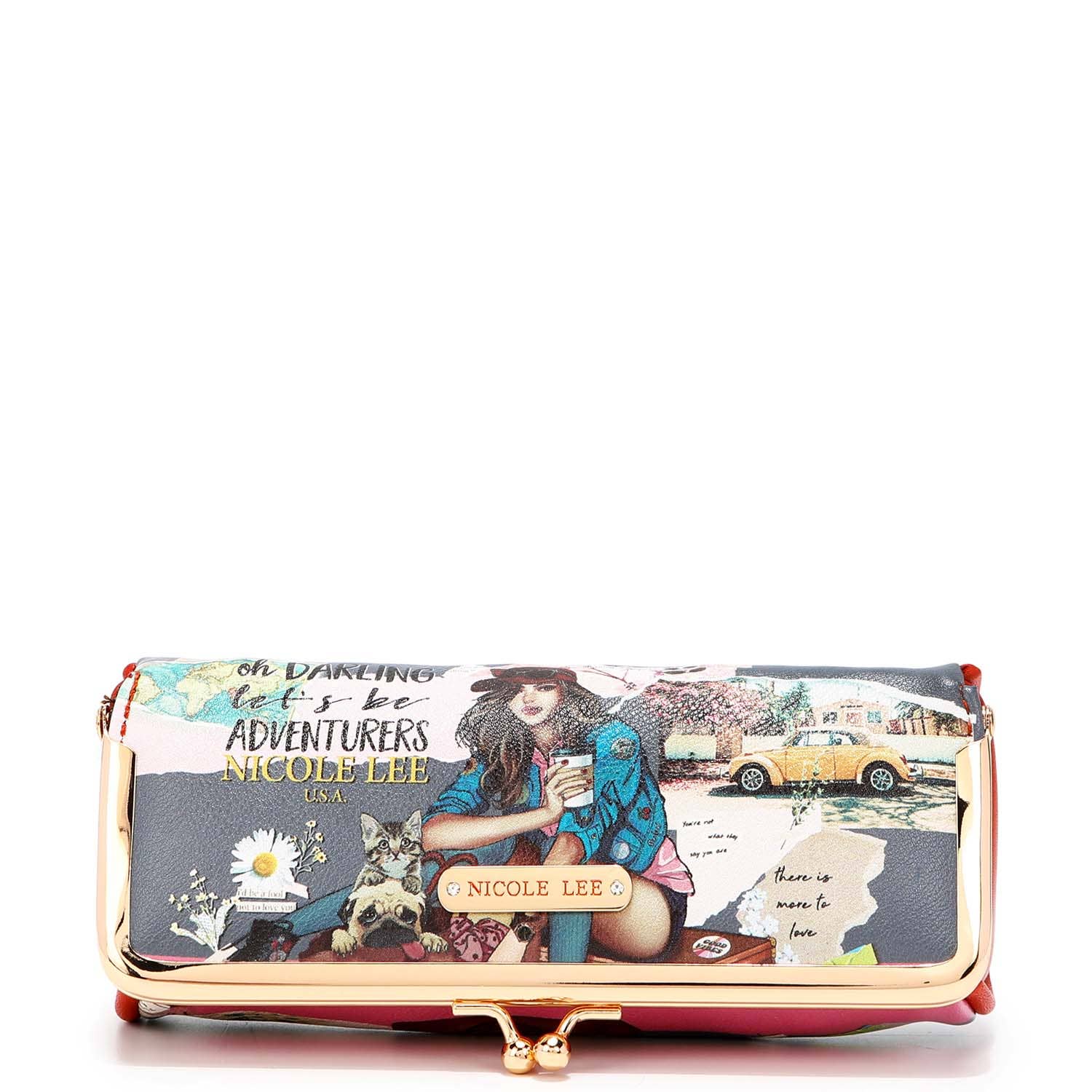 Nicole Lee USA - Wholesale Makeup/Cosmetic Bag - KISS LOCK MAKEUP CASE18