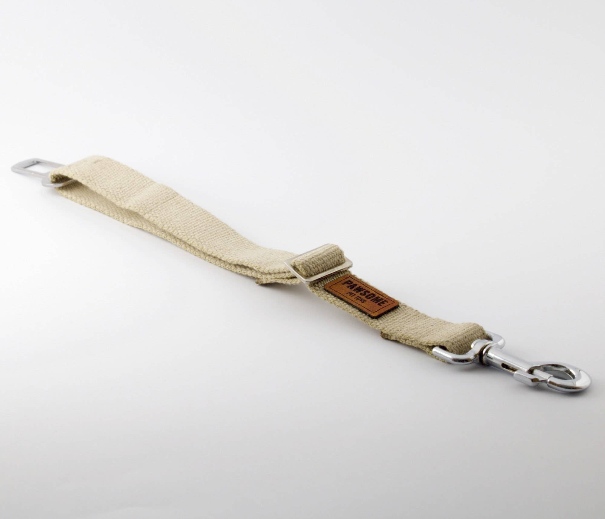 Pawsome Pet Toys - Wholesale Pet Collar - Cat/Dog - Natural Hemp Dog or Cat Car Seat Belt1
