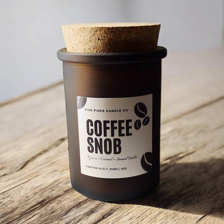Five Pines Candle Co - Wholesale Jar/Filled Candle - Coffee Snob