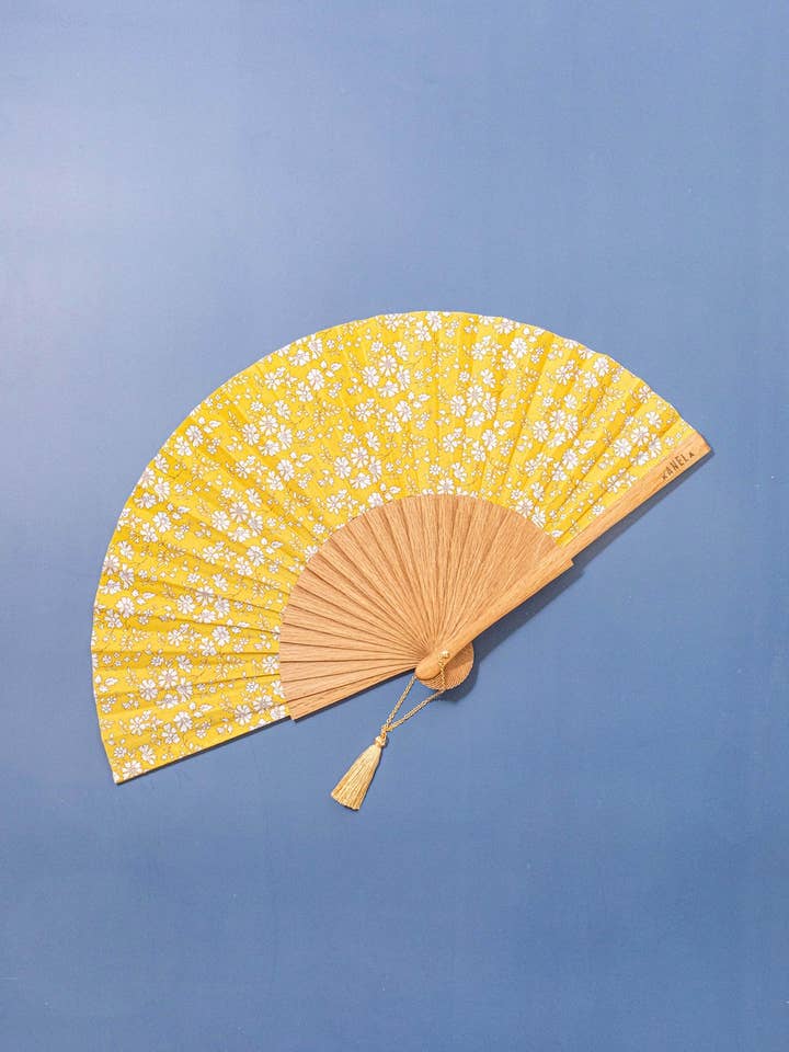 Vifte Pepa Gul for engroshandel hos Kanela Fans