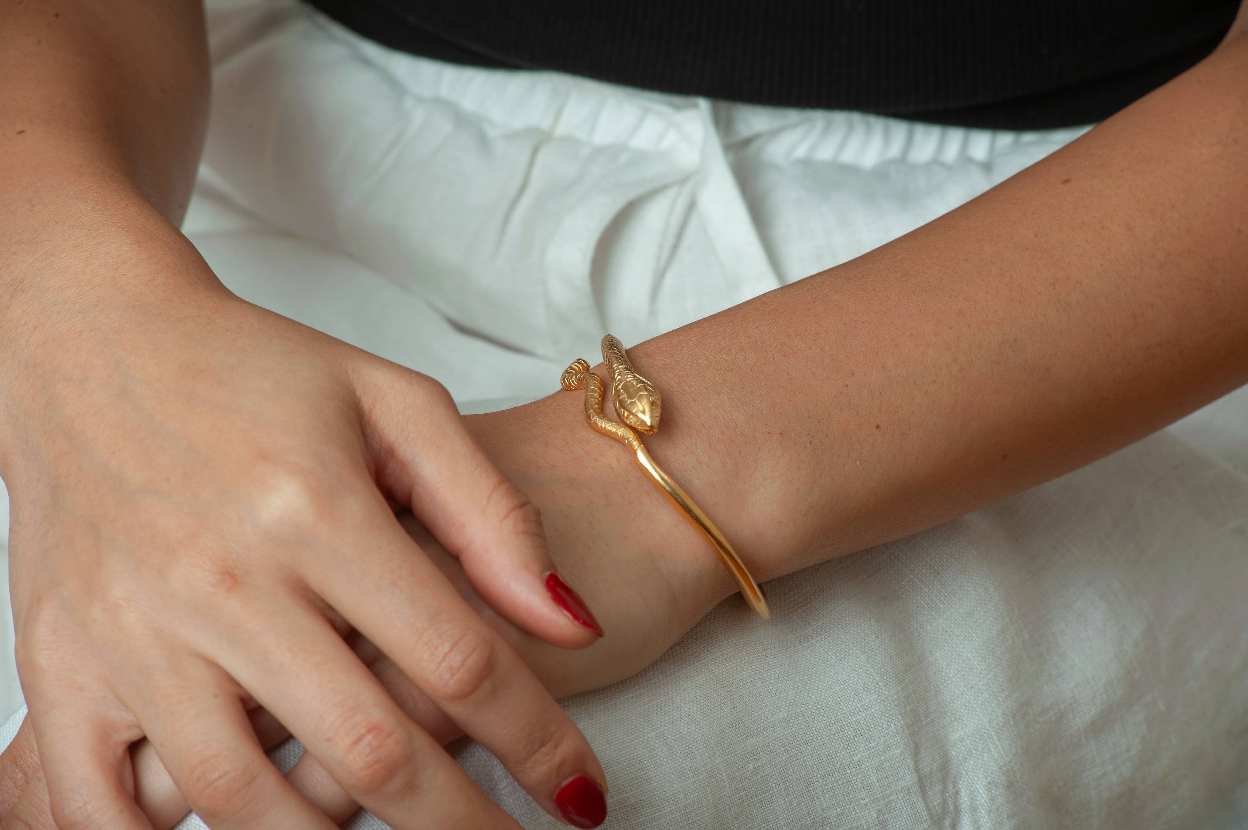 Discoveries, Inc. - Wholesale Cuff Bracelet - Egyptian Snake Cuff Bracelet - Adjustable9