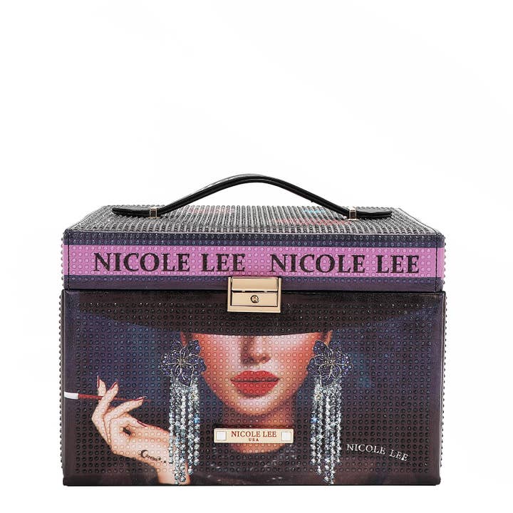 LARGE RHINESTONE JEWELRY BOX for wholesale by Nicole Lee USA
