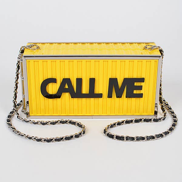 Call Me Box Clutch for wholesale by 3AM BY H&D ACCESSORIES