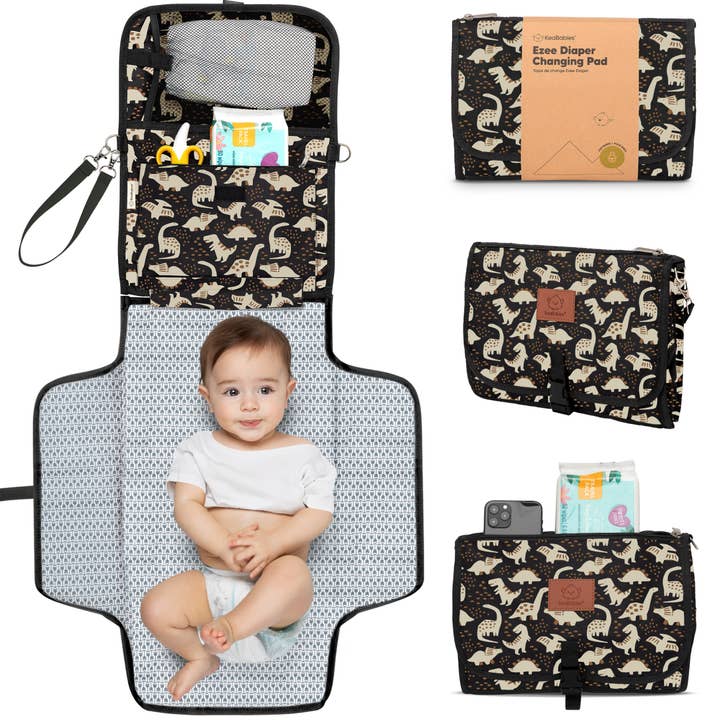 Dino Ridge Ezee Portable Diaper Changing Pad, Foldable Changing Mat for wholesale on Faire