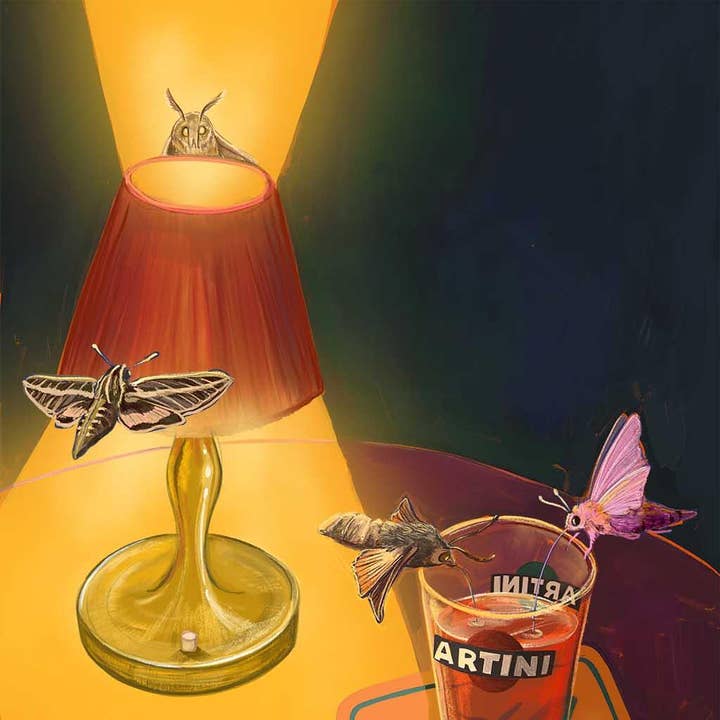 Lamp Lounge Art Print for wholesale by Diedododa