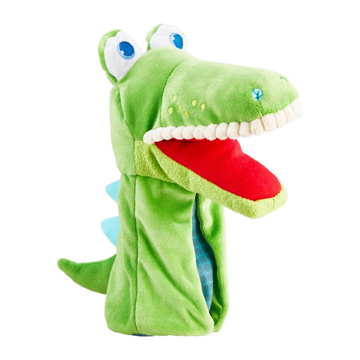 HABA USA - Wholesale Puppet - Kids & Baby - Eat-It-Up Croc Glove Puppet - Hand Puppet for Storytelling