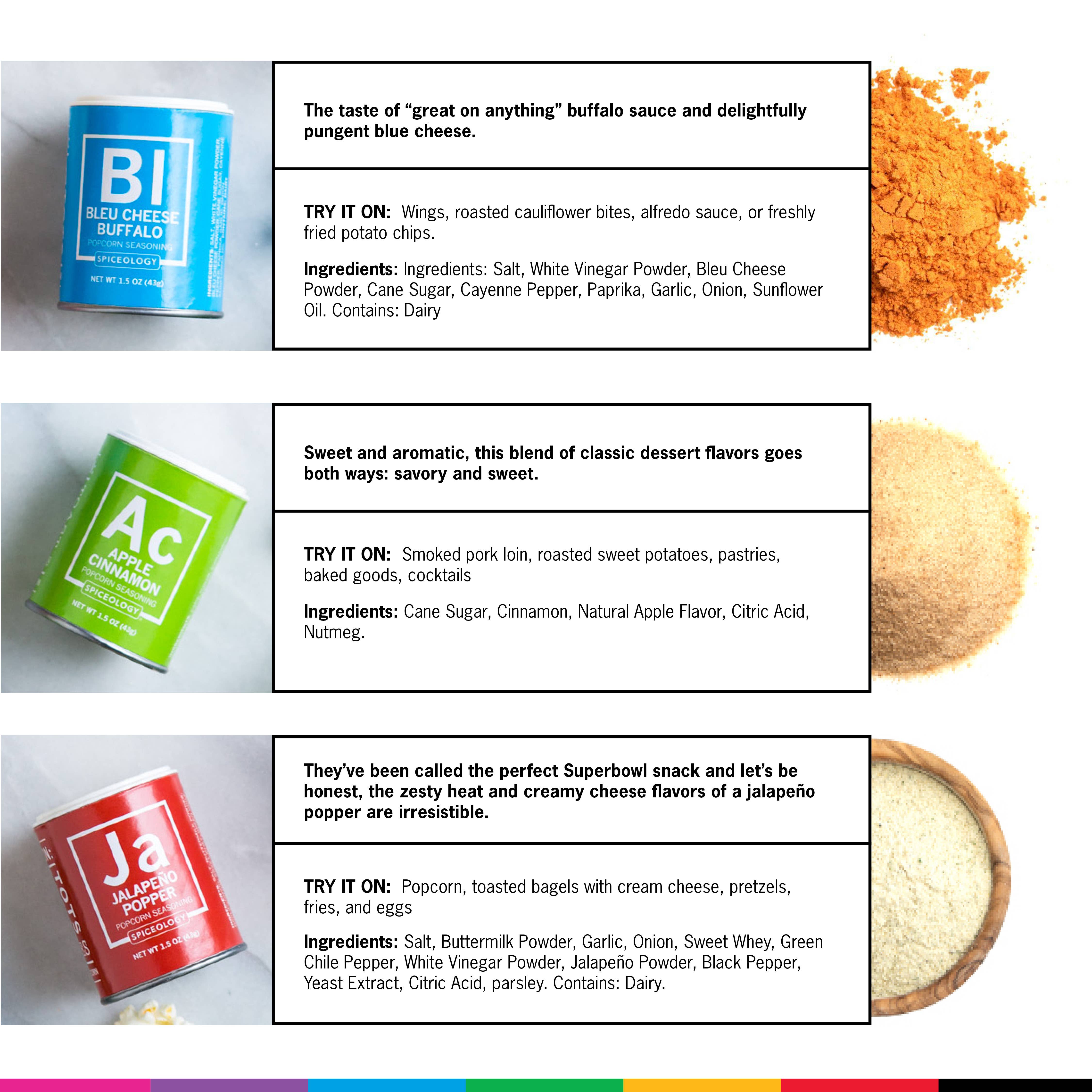 Spiceology - Wholesale Dried Spice Mix - Popcorn Seasoning Gift Set4