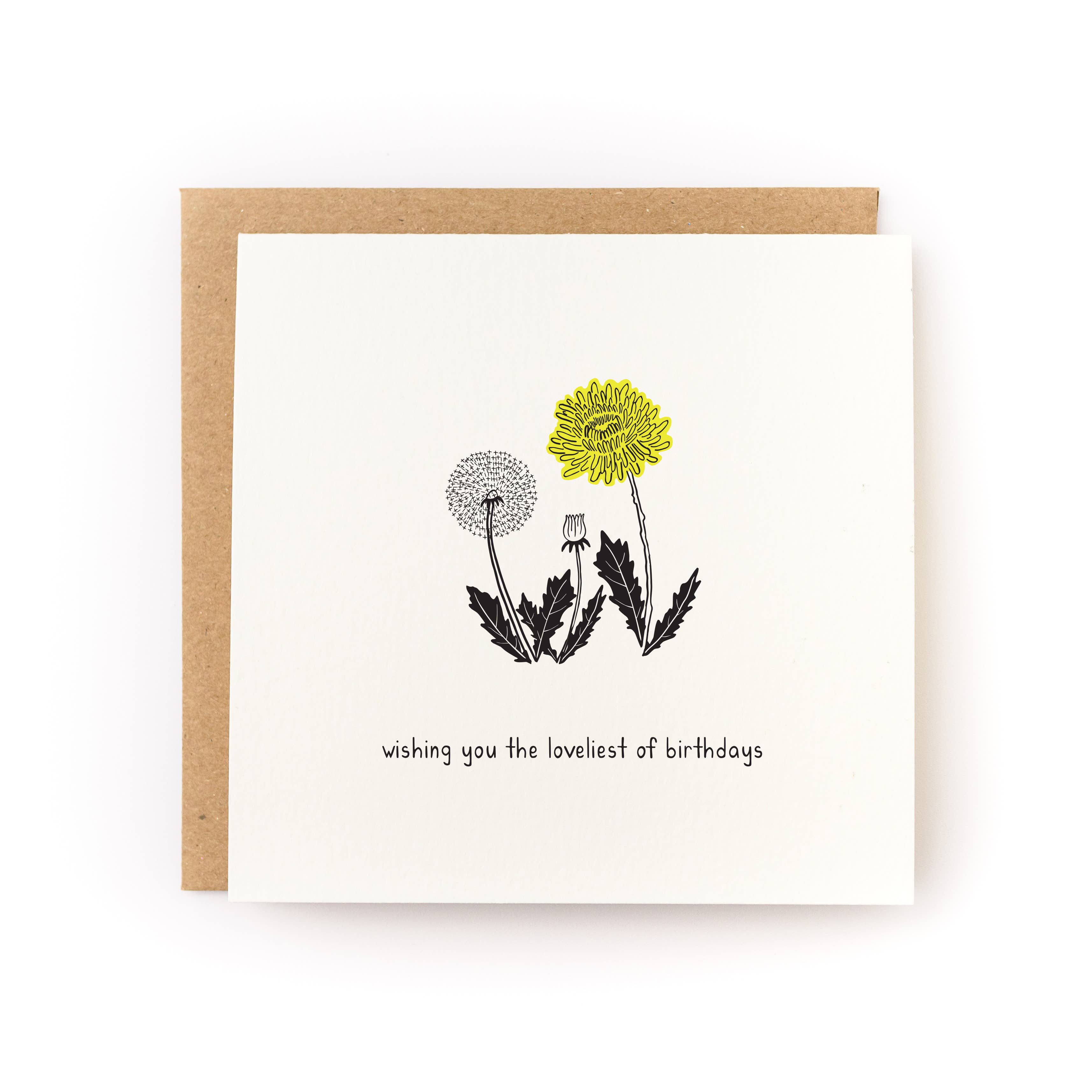 Kwohtations - Wholesale Birthday Card - Loveliest Birthday Spring Flower Card
