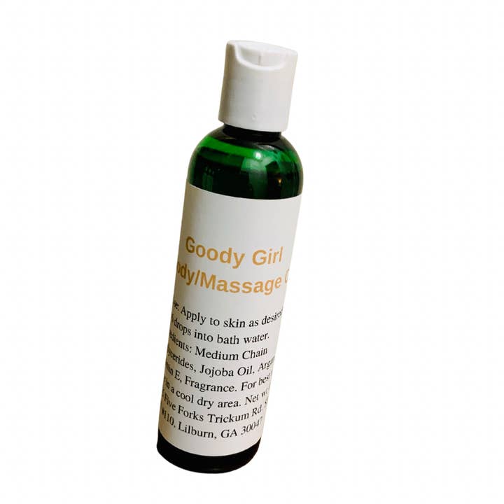 Huile de massage et pour le corps Goody Girl pour la vente par Sweet Lotus Beauty