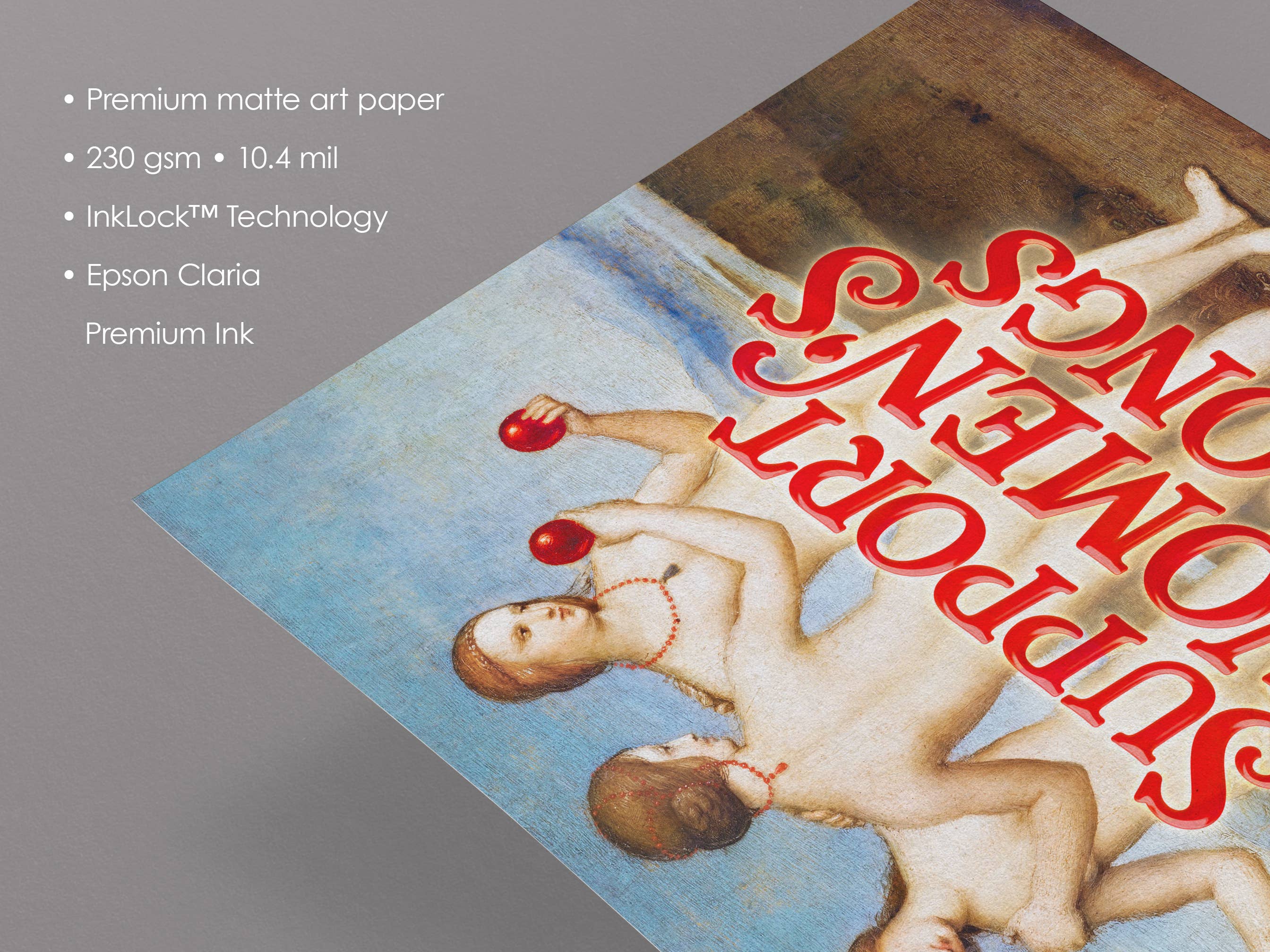 Typeset Studio - Wholesale Art Print - Support Women's Wrongs - Altered Classic Art Print1