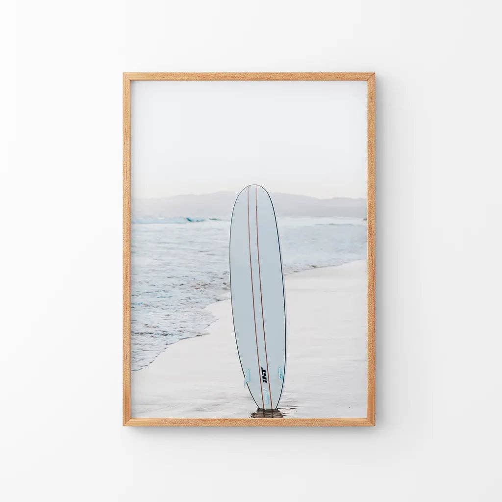 Art Lane - Wholesale Art Print - Blue Surfboard Print. Ocean Beach Wall Art9