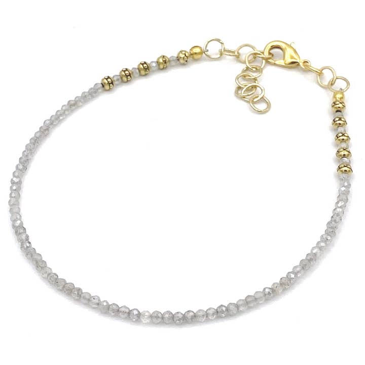 Elegance Ankle Bracelet, Labradorite for wholesale by Alexia Viola Napa Valley