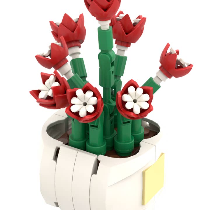 BRIXIES Plus Mini Flower "Flower Charm" for wholesale by Brixies