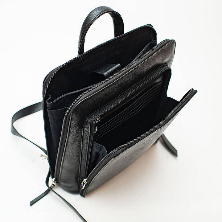 Hides - Wholesale Backpack - Unisex - Classic Womens Leather Backpack6