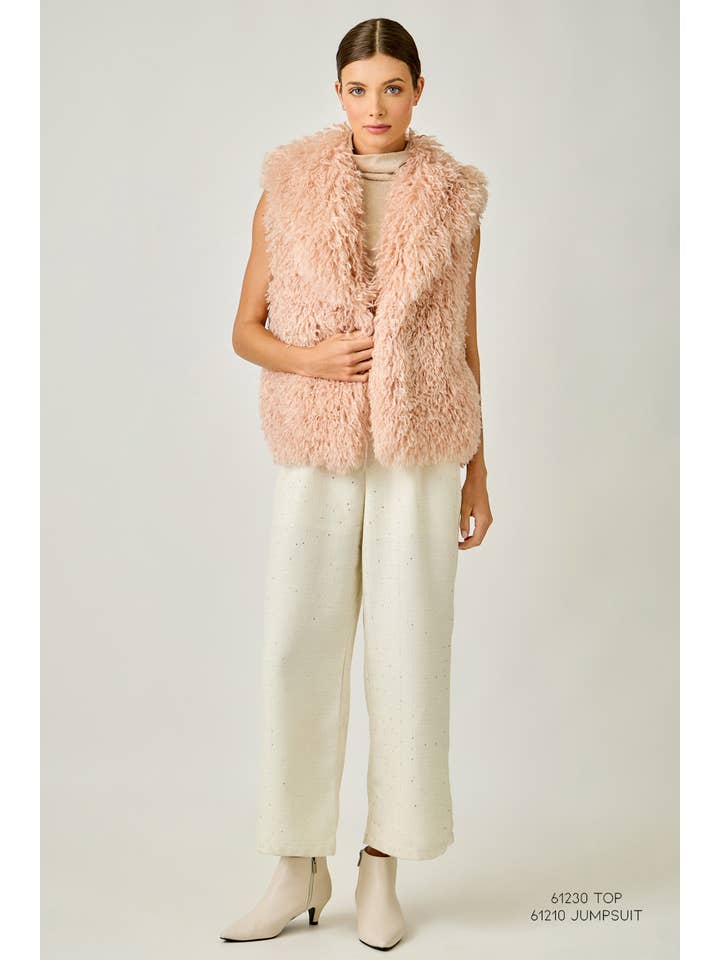 Mystree - Venta al por mayor Chaleco de abrigo - Mujer - Chaleco de Piel Sintética Peluda 612424