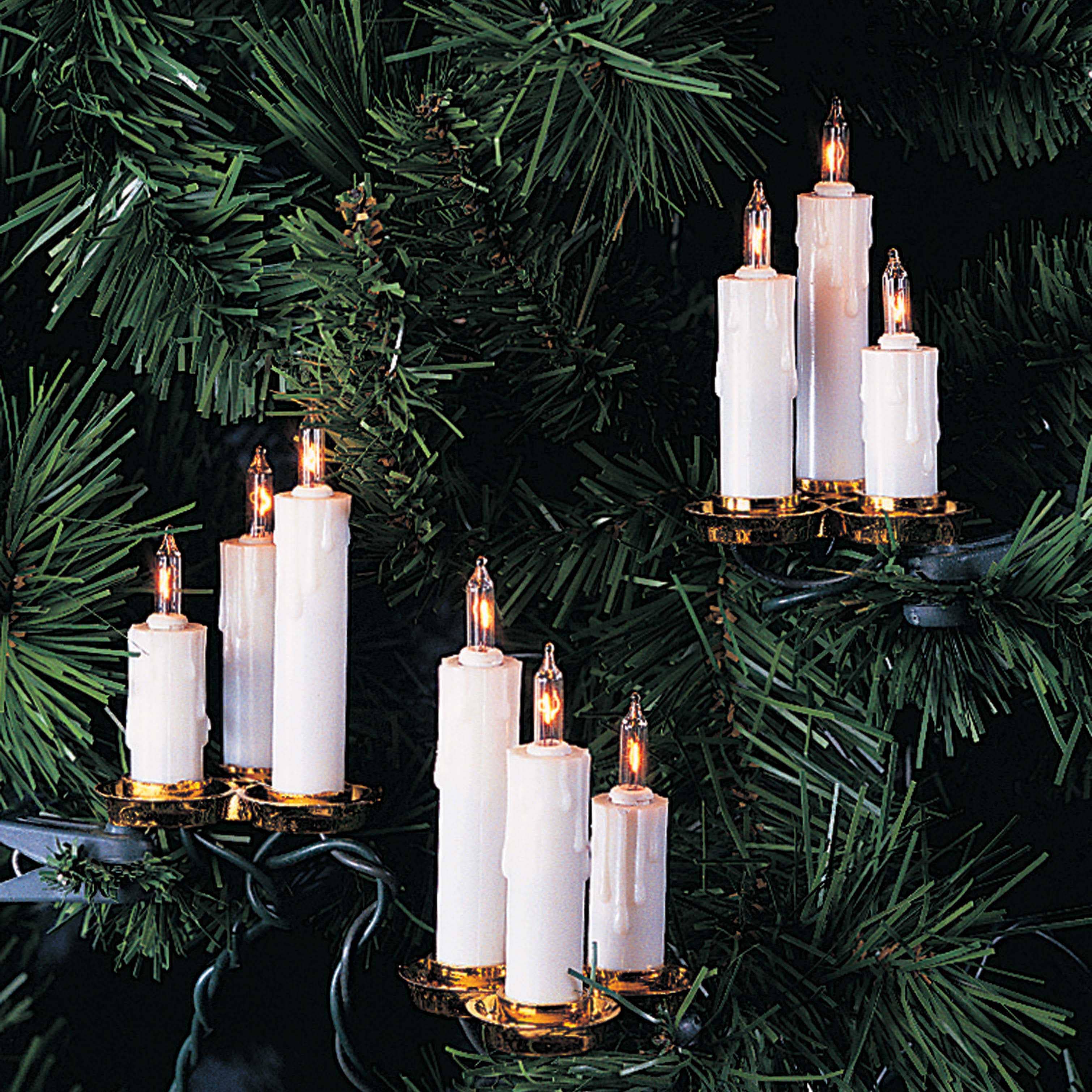 Kurt S. Adler, Inc. - Wholesale Flameless Candle - 15/L TRIPLE CANDLE LIGHT SET8