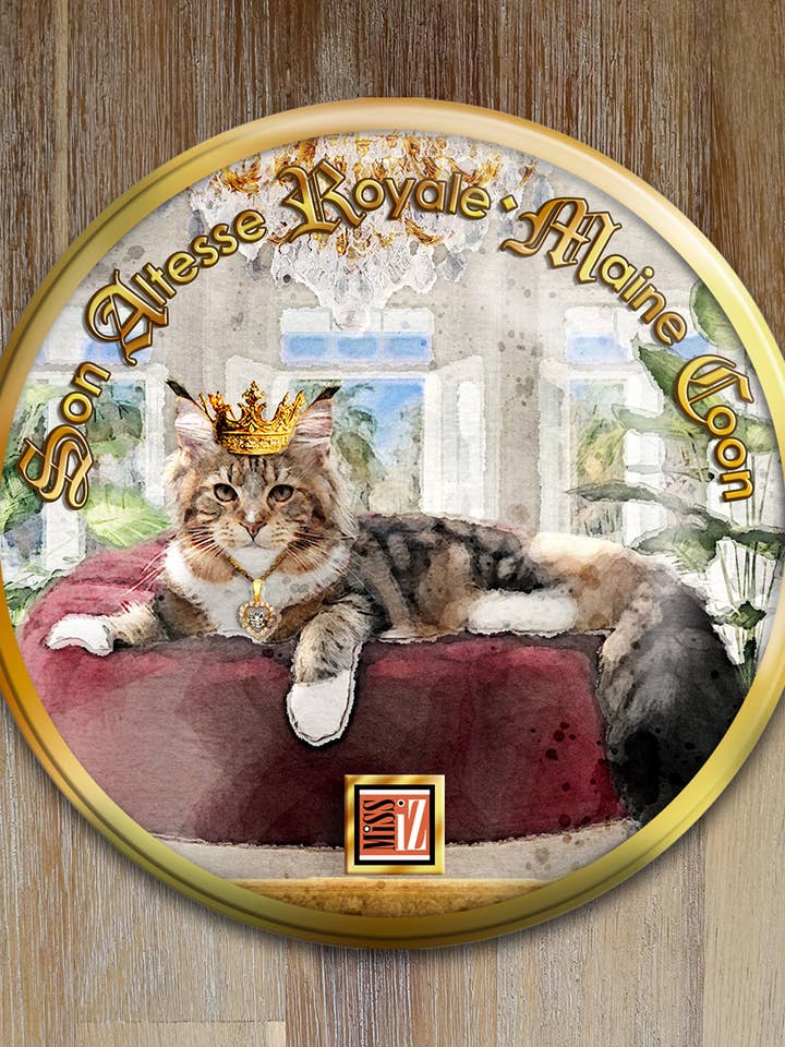 Espelho de bolso > Gato: MAINE COON por atacado de Miss Iz