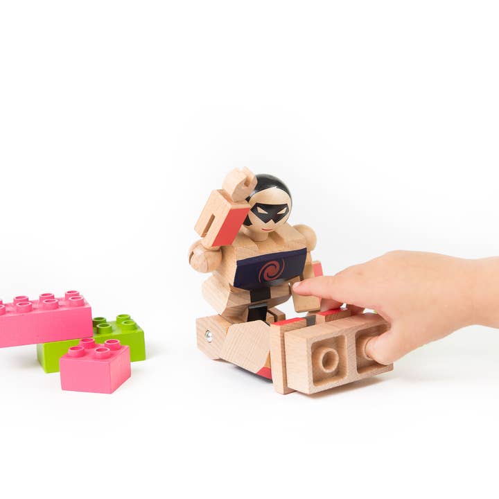 Once Kids – Großhandel Holzspielzeug – Kinder – Playhard Heroes #4 Fichte