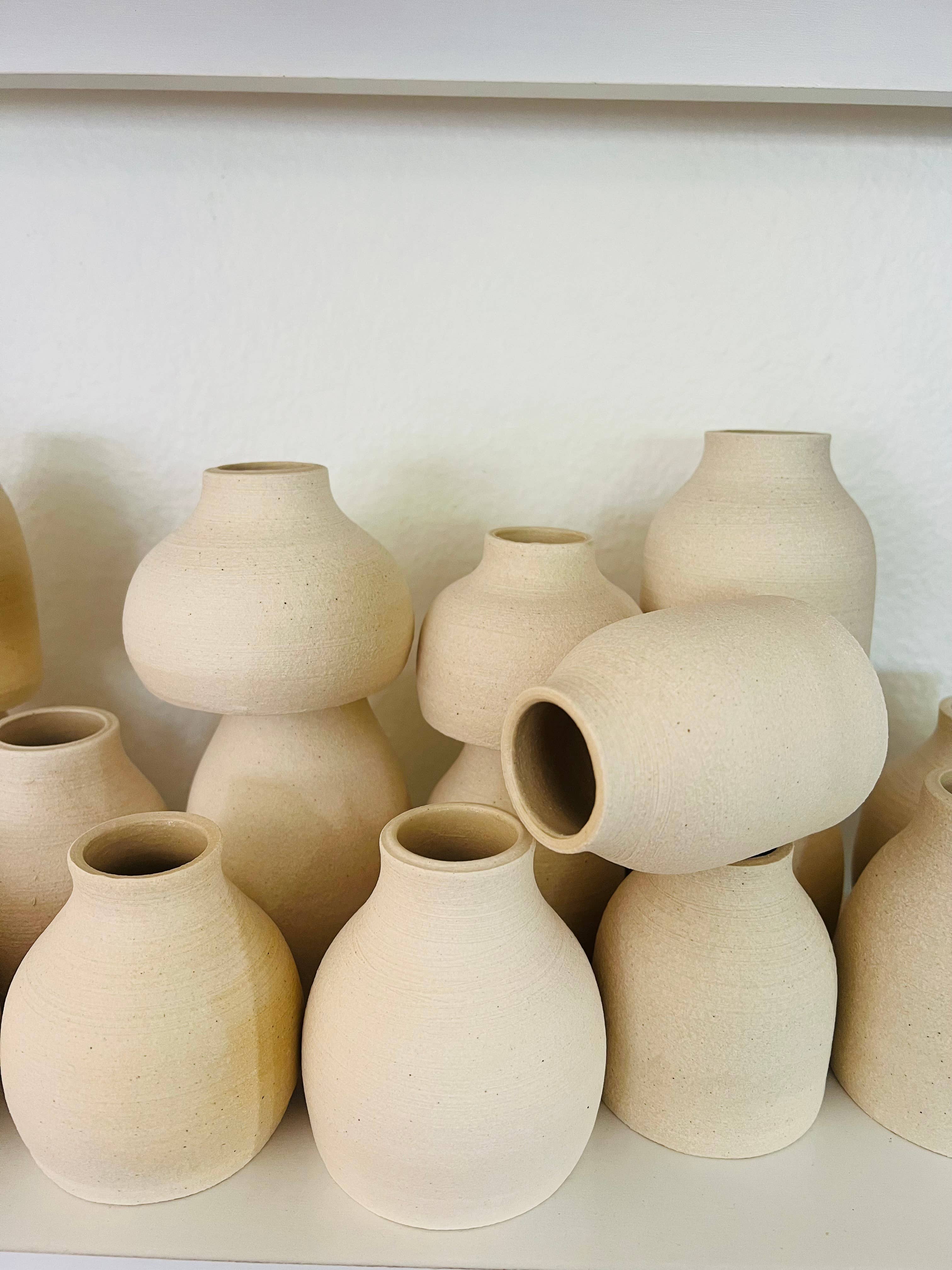 Bowman Ceramics - Wholesale Vase - Stone white bud vases4