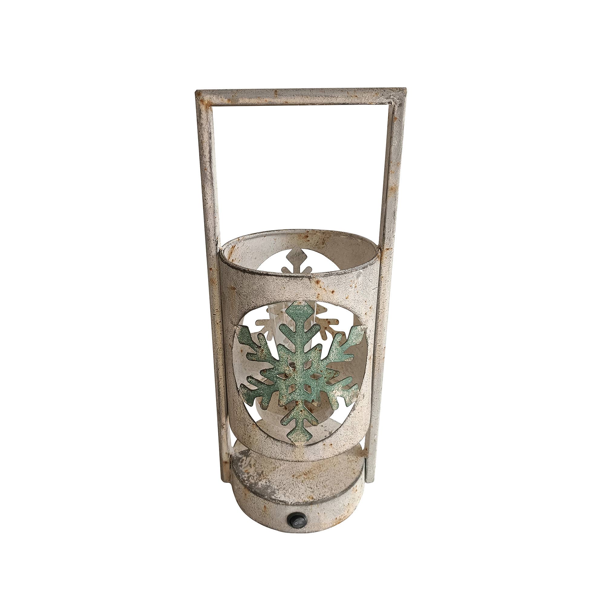 Oak Street Wholesale - Wholesale Outdoor Ornament/Decor - Mtl Round  Snowflake Lght0