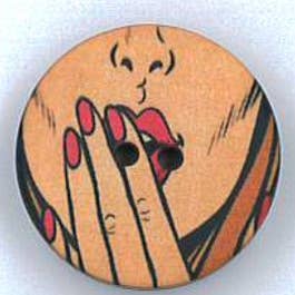 MODEL 1 COMIC PRINT BUTTON for wholesale by NEMARK