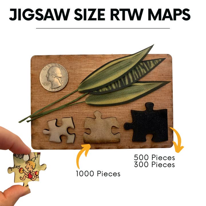 WAWW Artisanal Wooden Puzzles - Wholesale Puzzle - Adult - USA* MAINE State Wooden Puzzle5