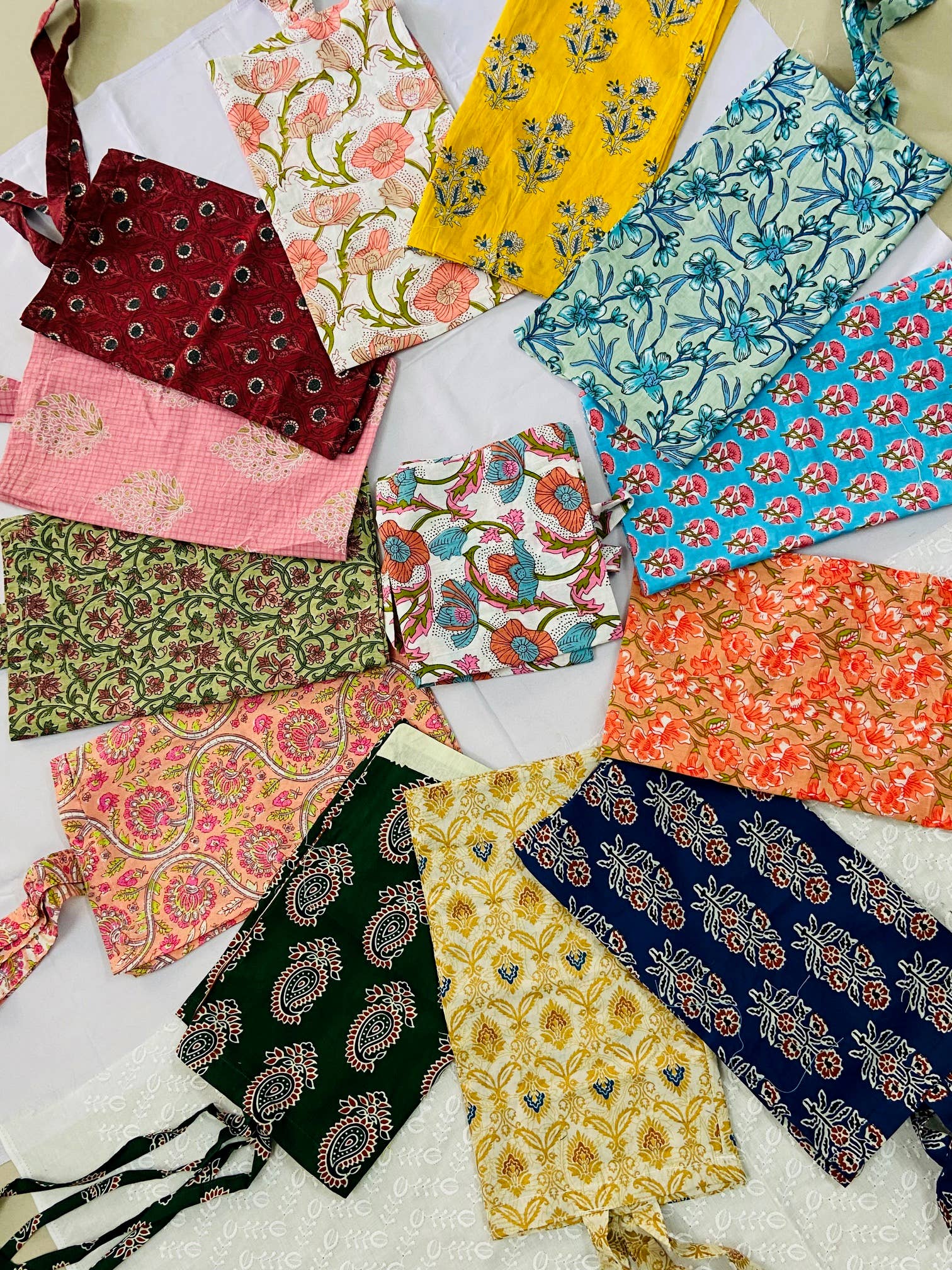 Meghcraft - Wholesale Cadeautasje - Cotton handbedrukt boodschappentas - cadeau- en weggeefzak2