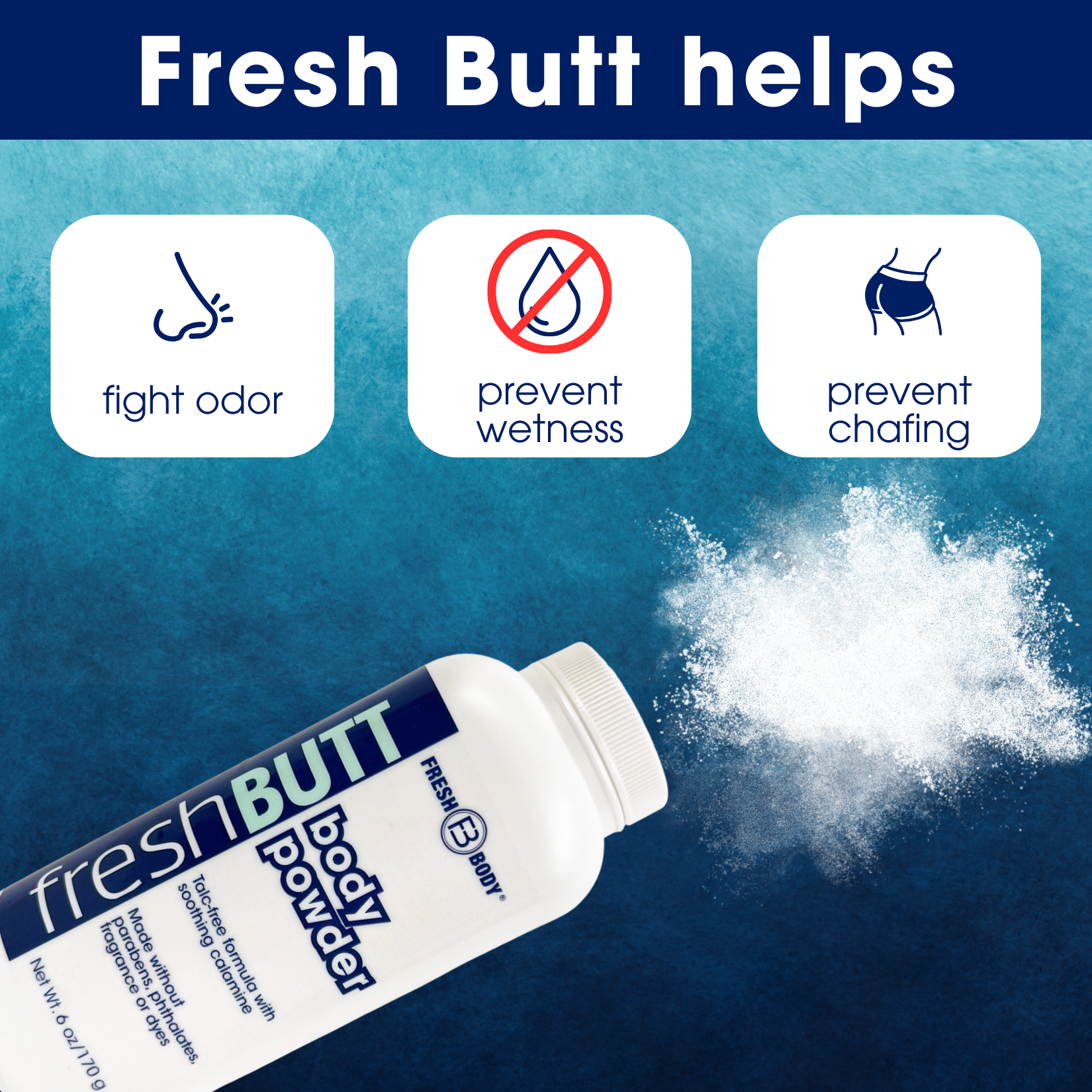 Fresh Body - Wholesale Body/Talcum Powder - Fresh Butt Body Powder3