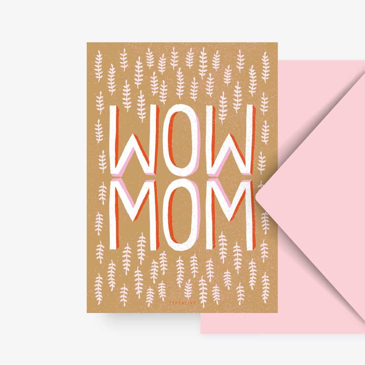 Postcard/Mom Wow No. 2 for wholesale by typealive