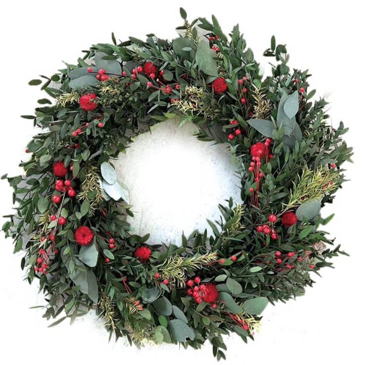 Lu home The Balsam & Berry Wreath for wholesale by Lu home