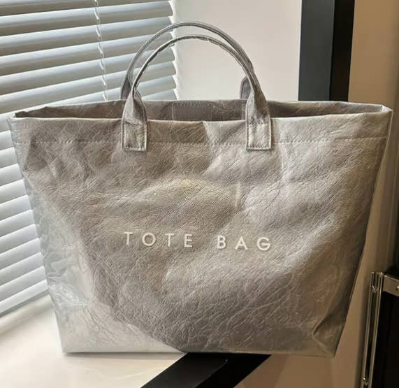 NARWEY INC - Wholesale Tote Bag - Women's - PVC Waterproof Tote Bag Durable Commuter Bag Shopping Tote15