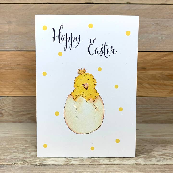 Påskekyllingekort for engroshandel hos Arty Bee Designs