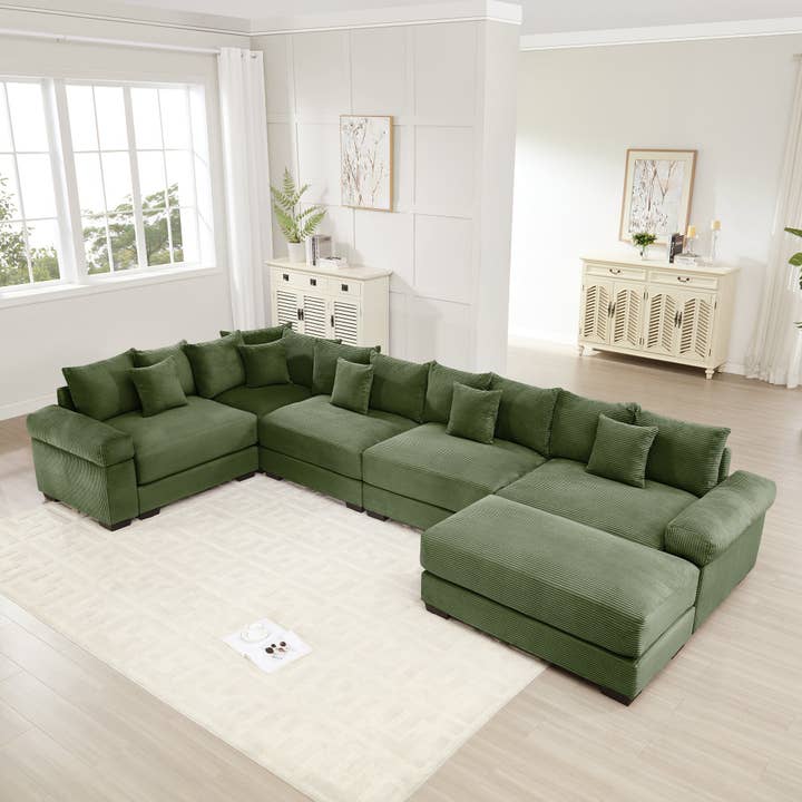 154in Cloud Modular Sectional Couch with Chaise 5 Seaters for wholesale by 39F Inc.