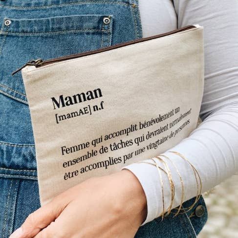 Beige Grande trousse définition Maman en vente sur Faire2