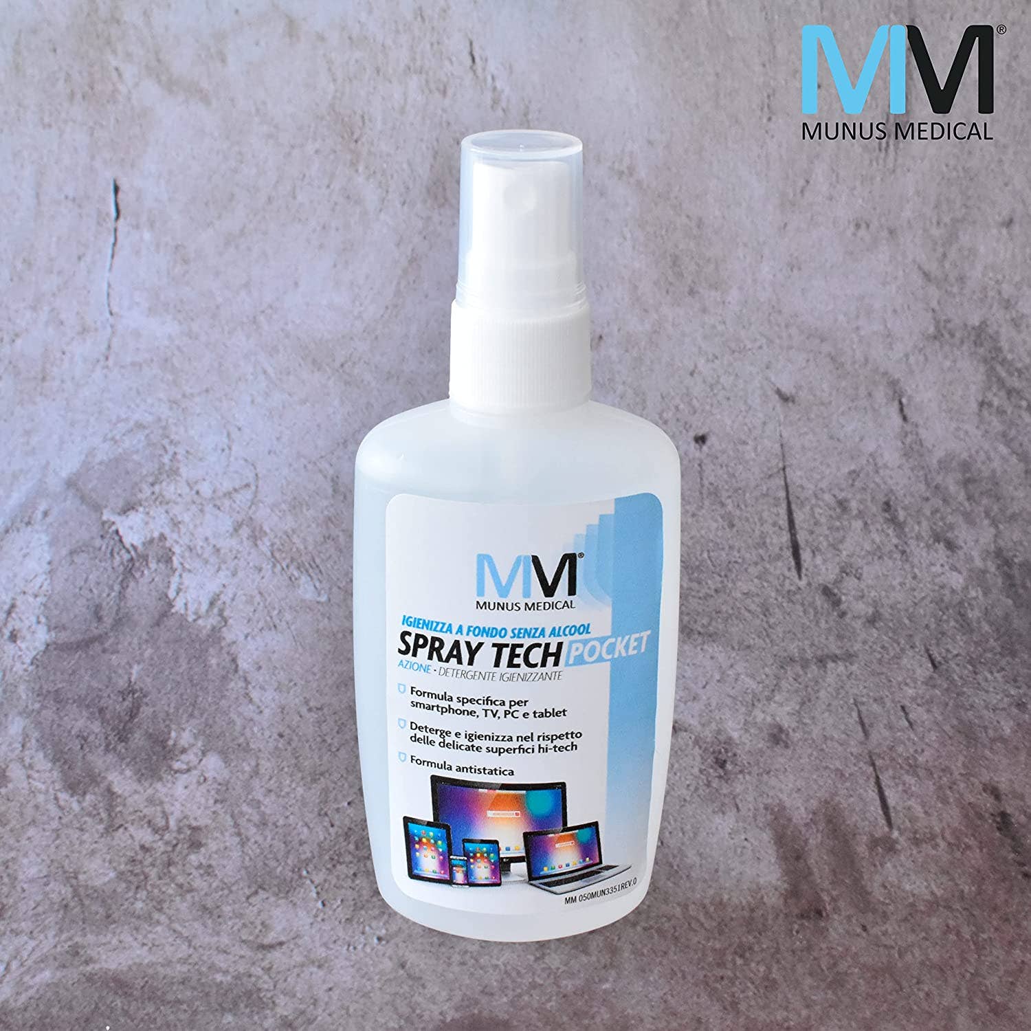Munus Medical - Wholesale Spray Bottle - Tech screen cleaner with antistatic formula5