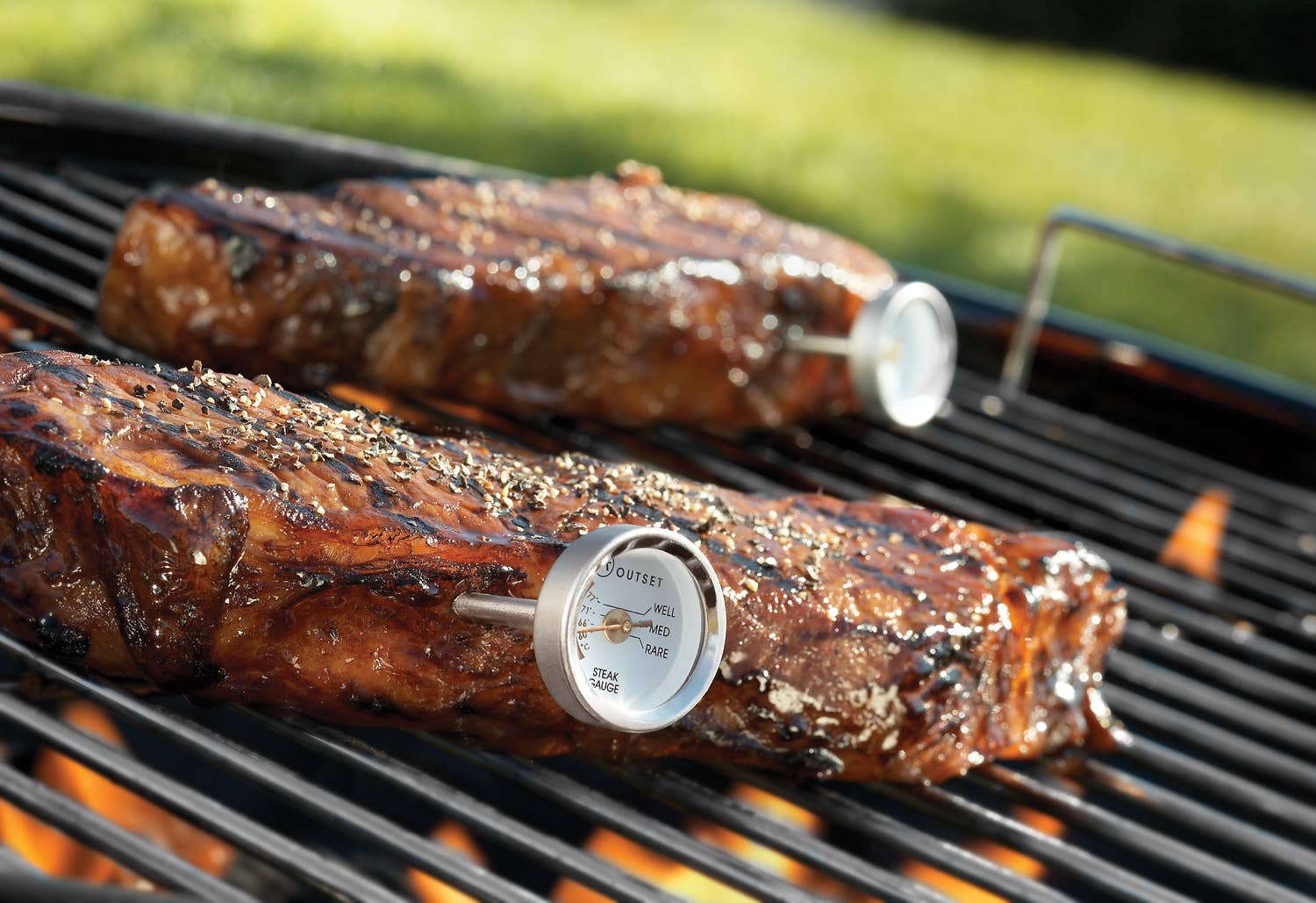 Fox Run Brands - Wholesale Thermometer - Outset Steak Thermometers, Set of 4, 2.25"1