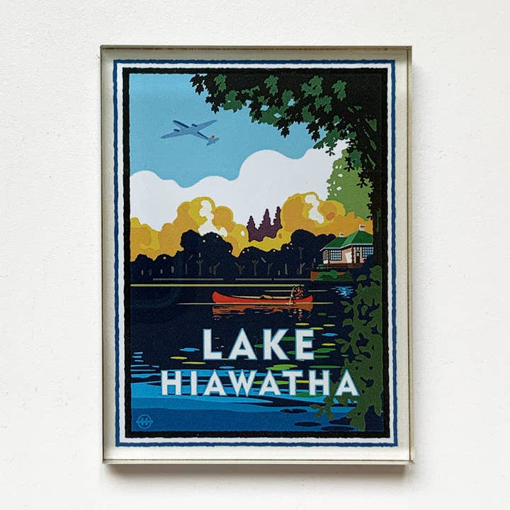 Landmark MN | Lake Hiawatha Magnet for wholesale by Legendary Landmark Art Prints
