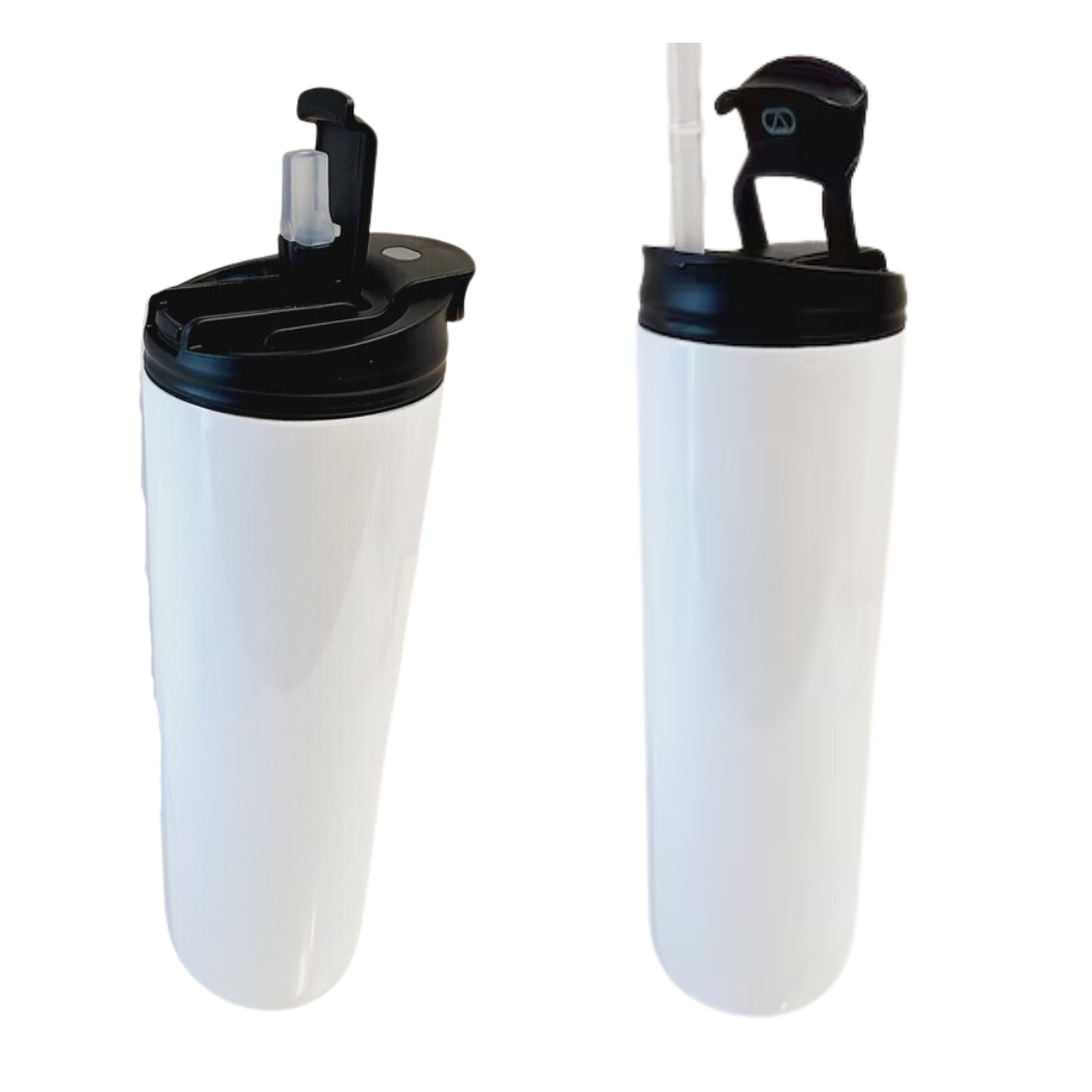 Sublimation Kings of Florida - Wholesale Water Bottle - 30 Ounce Dual Flip Straw Lid Water Bottle- Sublimation Blank0