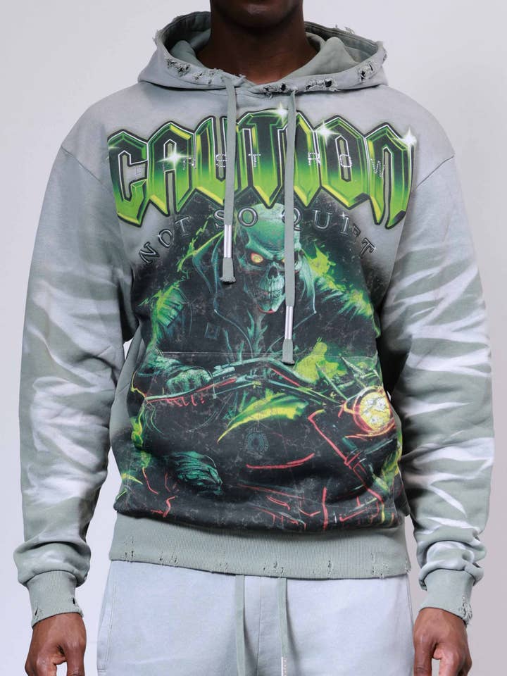 FÖRSIKTIGT INTE SÅ TYST SPÖKRIDARE HUVTRÖJA för wholesale av First Row